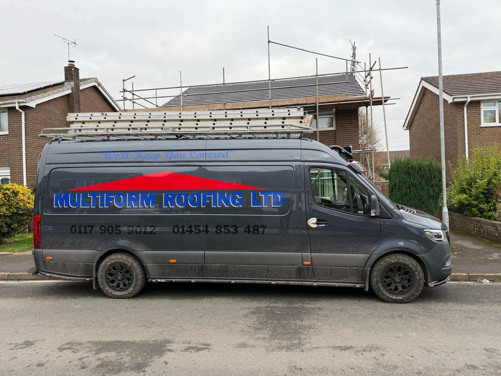 New tiled roof completed by Multiform Roofing in Thornbury, Bristol